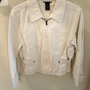 The Limited Cream Utility Jacket